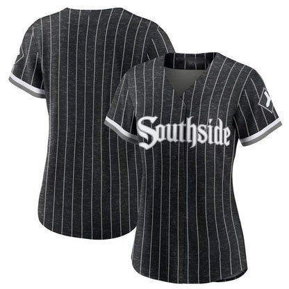 Chicago White Sox Black City Connect Replica Player Jersey Baseball Jerseys - Main View