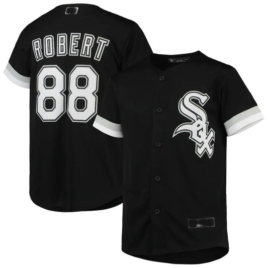 Chicago White Sox #88 Luis Robert Black Alternate Replica Player Jersey Baseball Jerseys - Main View