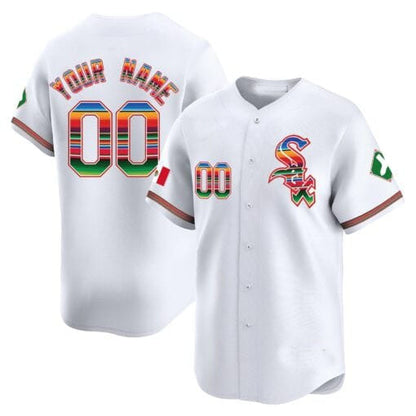Custom Chicago White Sox Mexico Vapor Premier Limited V2 – All Stitched Baseball Jersey - Main View