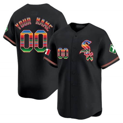 Custom Chicago White Sox Mexico Vapor Premier Limited V2 – All Stitched Baseball Jersey view 2