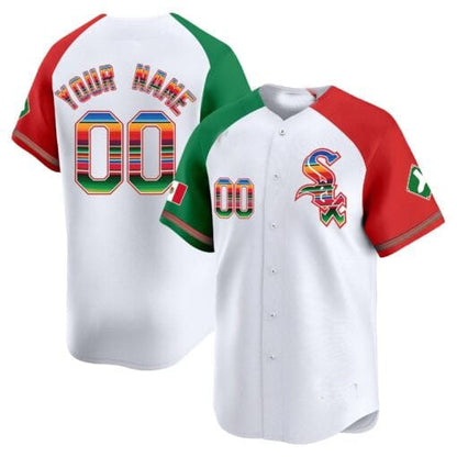 Custom Chicago White Sox Mexico Vapor Premier Limited V2 – All Stitched Baseball Jersey - Main View