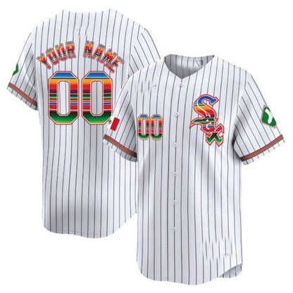 Custom Chicago White Sox Mexico Vapor Premier Limited V2 – All Stitched Baseball Jersey view 5
