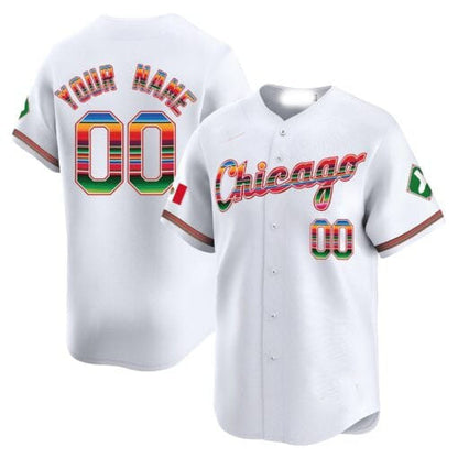 Custom Chicago White Sox Mexico Vapor Premier Limited V3 – All Stitched Baseball Jersey - Main View