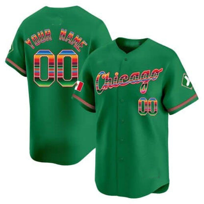 Custom Chicago White Sox Mexico Vapor Premier Limited V3 – All Stitched Baseball Jersey view 4