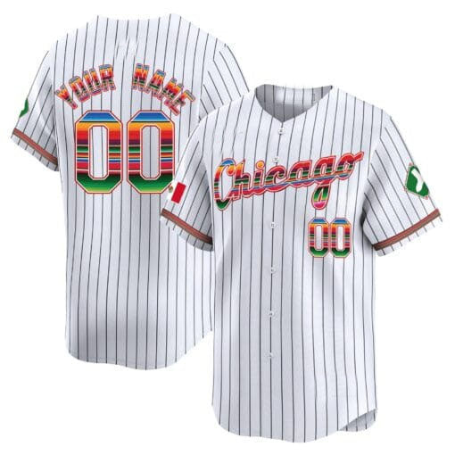 Custom Chicago White Sox Mexico Vapor Premier Limited V3 – All Stitched Baseball Jersey view 5