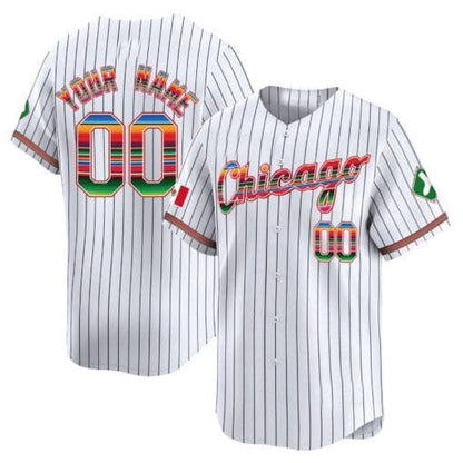 Custom Chicago White Sox Mexico Vapor Premier Limited V3 – All Stitched Baseball Jersey view 5