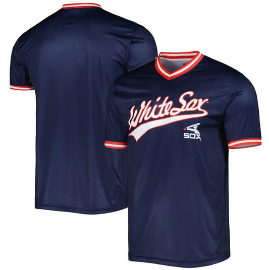 Chicago White Sox Navy Stitches Cooperstown Collection Team Jersey Baseball Jerseys - Main View