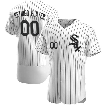 Chicago White Sox White Home Pick-A-Player Retired Roster Authentic Jersey Baseball Jerseys - Main View