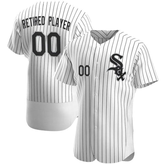Chicago White Sox White Home Pick-A-Player Retired Roster Authentic Jersey Baseball Jerseys - Main View