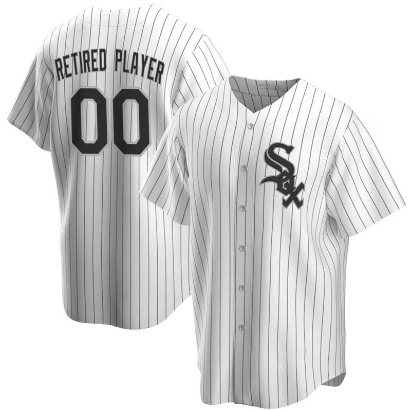 Chicago White Sox White Home Pick-A-Player Retired Roster Replica Jersey - Main View