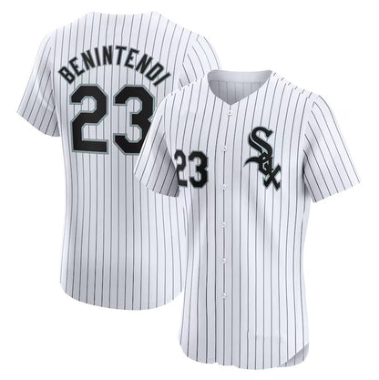 Chicago White Sox #23 Andrew Benintendi Home Elite Player Jersey - White Stitched Baseball Jersey - Main View