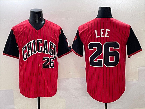 Chicago White Sox #26 Korey Lee Red Black 2025 City Connect Limited Stitched Baseball Jersey - Main View