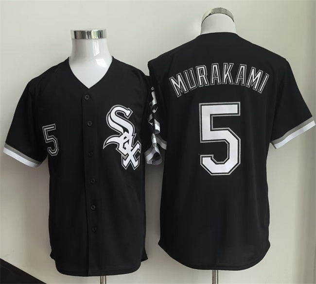 Chicago White Sox #5 Munetaka Murakami Black 2025 Limited Stitched Jersey - Main View