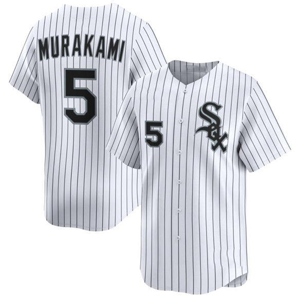 Chicago White Sox #5 Munetaka Murakami White 2025 Home Limited Stitched Jersey - Main View