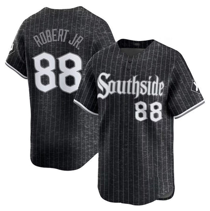Chicago White Sox #88 Luis Robert Jr. City Connect Limited Player Jersey - Black Stitched Baseball Jersey - Main View