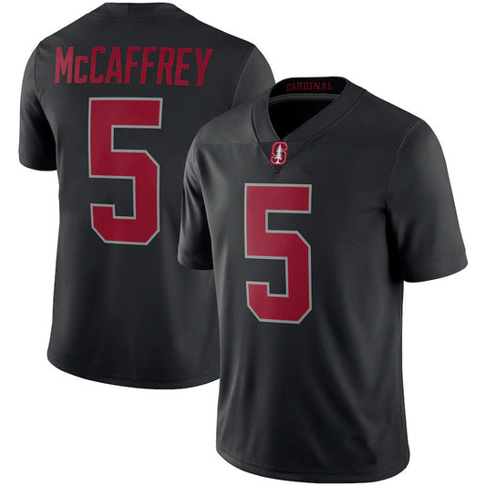S.Cardinal #5 Christian McCaffrey Alumni Game Jersey Black Stitched American College Jerseys - Main View