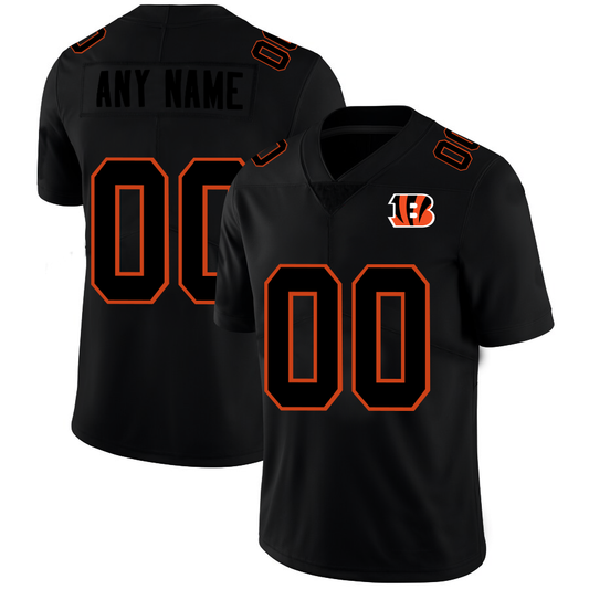 Custom C.Bengals Football Jerseys Black American Stitched Name And Number Christmas Birthday Gift - Main View