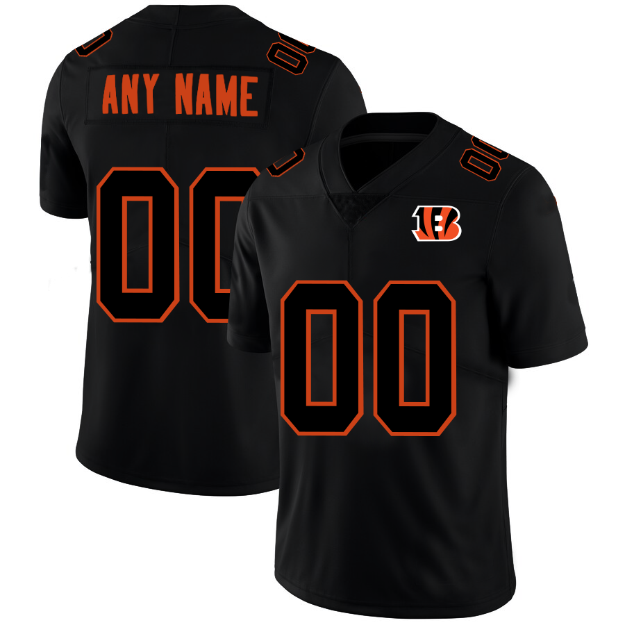 Custom C.Bengals Football Jerseys American Black Stitched Name And Number Size S to 6XL Christmas Birthday Gift - Main View