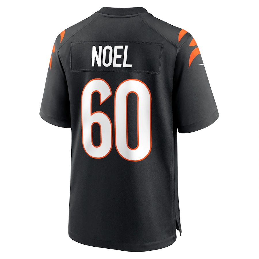 C.Bengals #60 Desmond Noel Black Game Player Jersey Stitched American Football Jerseys - Main View
