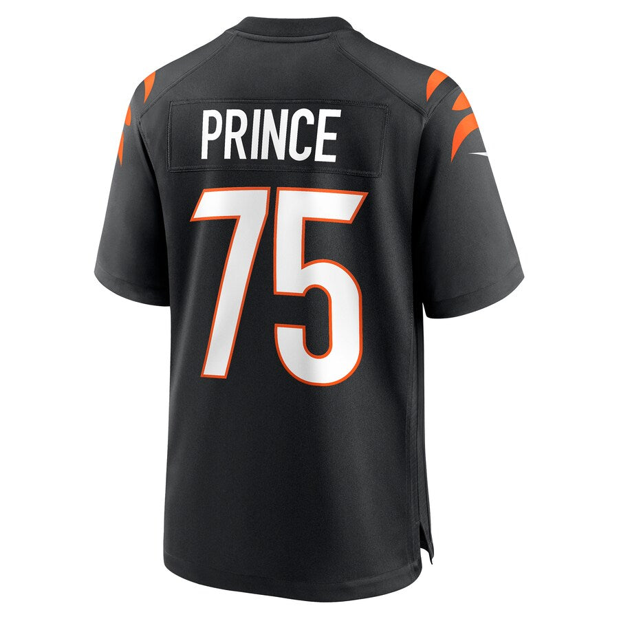 C.Bengals #75 Isaiah Prince Black Game Player Jersey Stitched American Football Jerseys - Main View