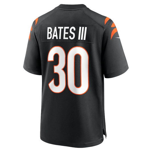 C.Bengals #30 Jessie Bates III Black Game Jersey Stitched American Football Jerseys - Main View