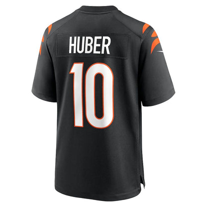 C.Bengals #10 Kevin Huber Black Game Jersey Stitched American Football Jerseys - Main View