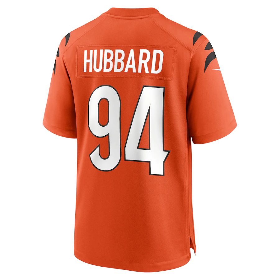 C.Bengals #94 Sam Hubbard Orange Alternate Game Jersey Stitched American Football Jerseys - Main View