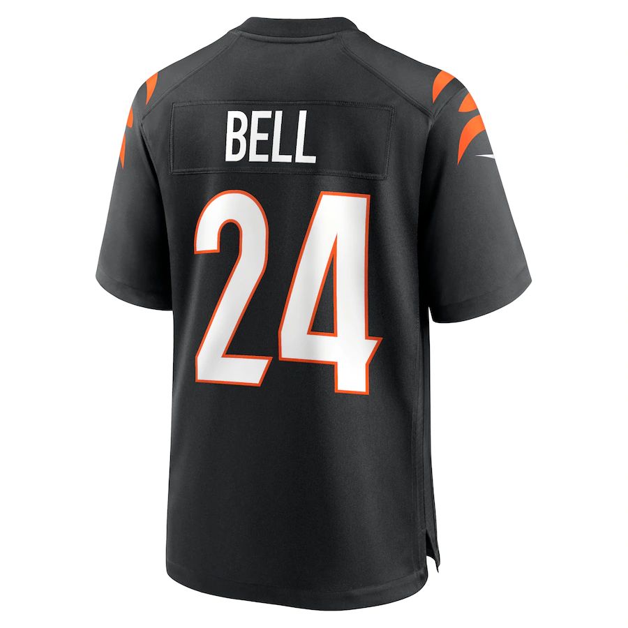 C.Bengals #24 Vonn Bell Black Game Jersey Stitched American Football Jerseys - Main View