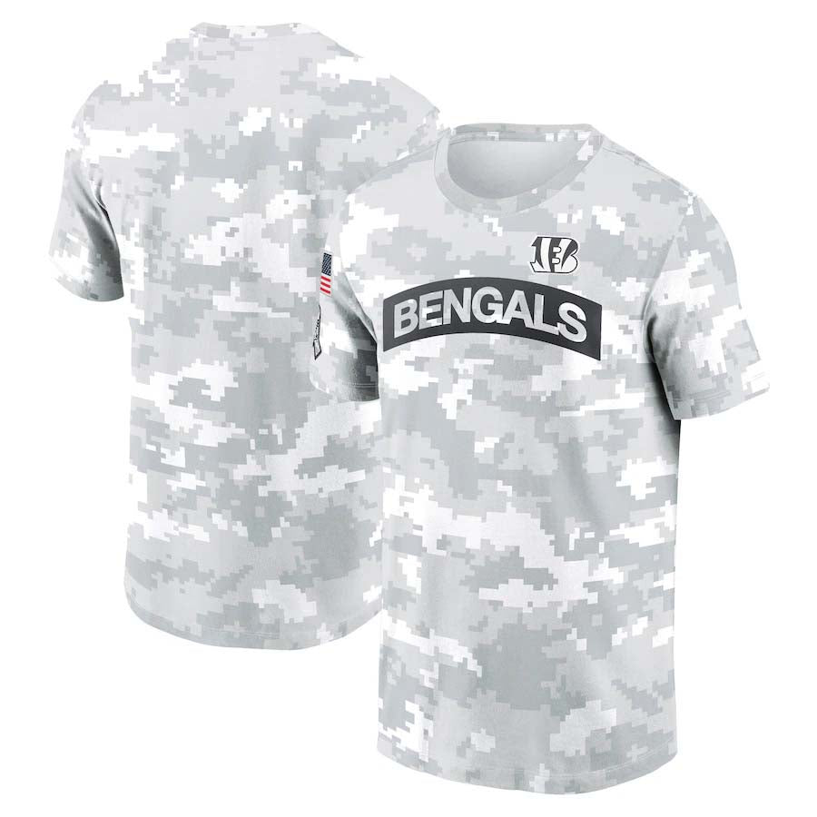 C.Bengals 2024 Salute To Service Club Pullover T-Shirt Birthday and Christmas gifts Stitched American Football Jerseys - Main View