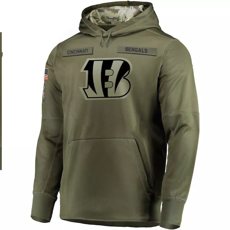 C.Bengals 2024 Salute To Service Club Pullover Hoodie Cheap sale Birthday and Christmas gifts Stitched American Football Jerseys - Main View