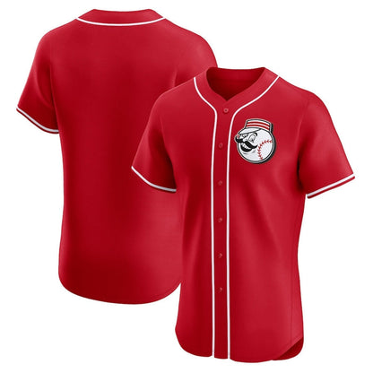Cincinnati Reds Alternate Elite Jersey - Red Stitched Baseball Jerseys - Main View