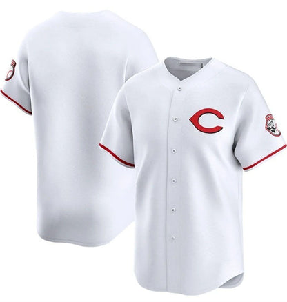 Cincinnati Reds Blank White 2025 Home Limited Stitched Baseball Jersey - Main View