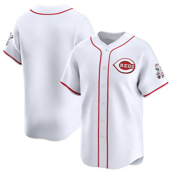 Cincinnati Reds Blank White Home Limited Baseball Stitched Jersey - Main View