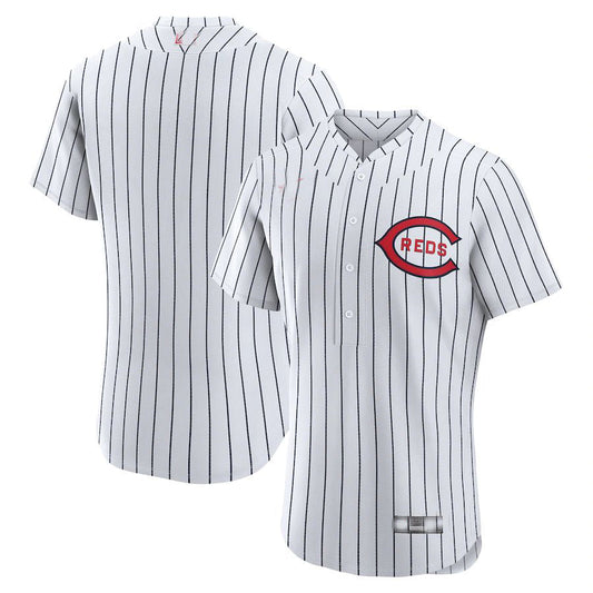 Cincinnati Reds White 2022 at Field of Dreams Game Authentic Team Jersey Baseball Jerseys - Main View