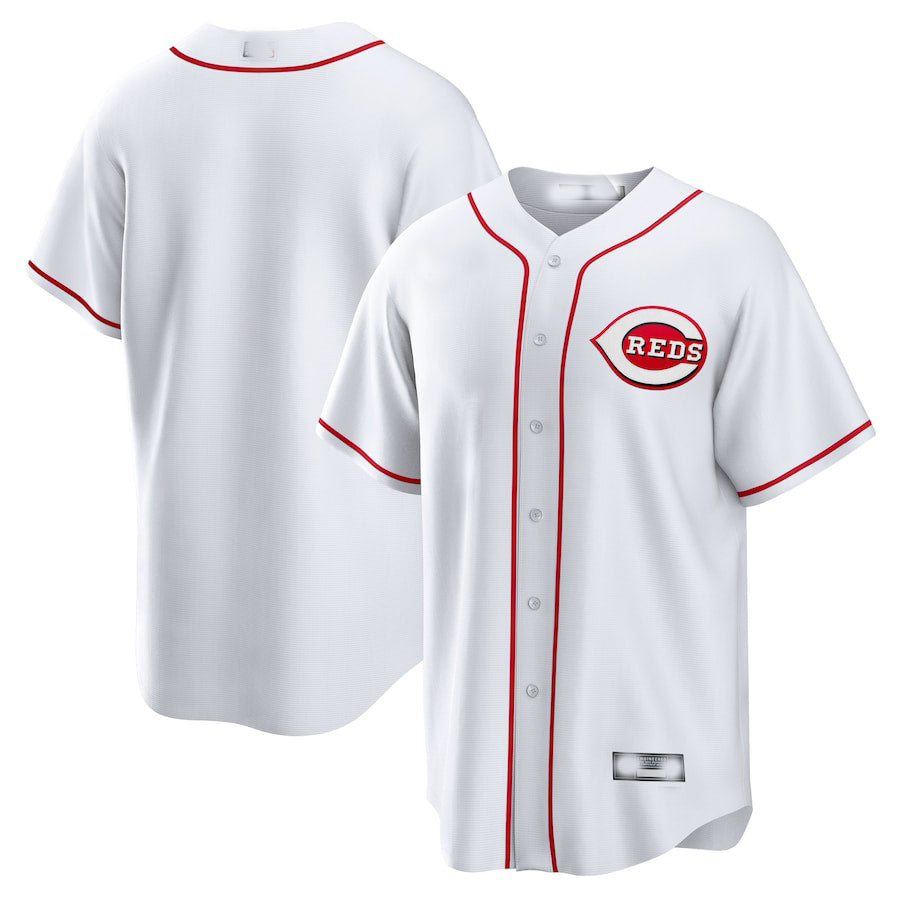 Cincinnati Reds White Home Blank Replica Jersey Baseball Jerseys - Main View