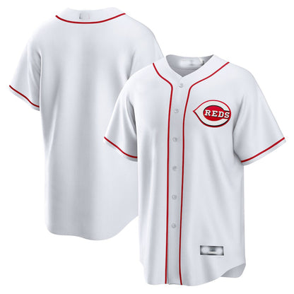 Cincinnati Reds White Home Blank Replica Jersey Baseball Jerseys - Main View