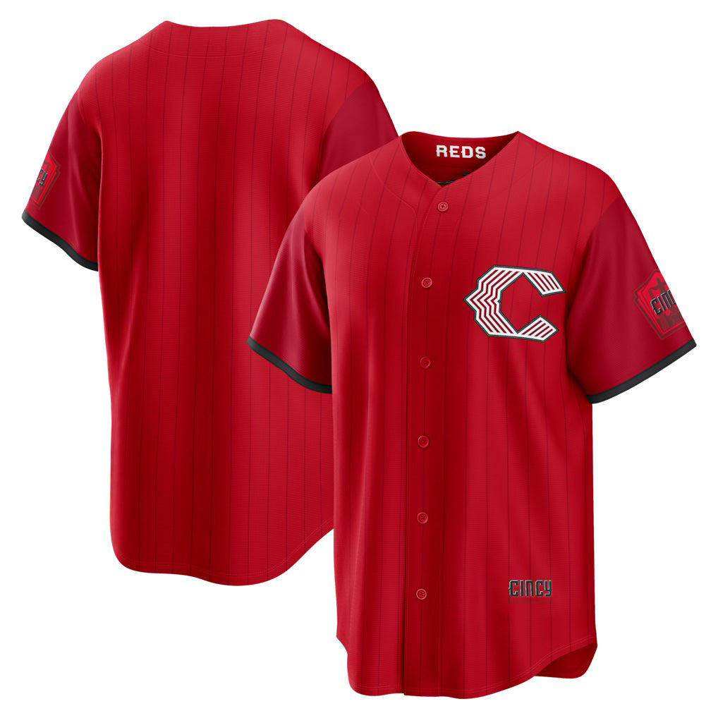 Cincinnati Reds Red 2026 City Connect Stadium Stitched Baseball Jersey - Main View