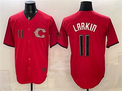Cincinnati Reds #11 Barry Larkin Red 2026 City Connect Stadium Stitched Jersey - Main View