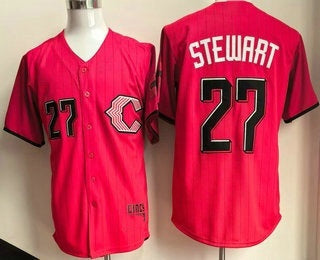 Cincinnati Reds #27 Sal Stewart Red 2026 City Connect Stadium Jersey - Main View