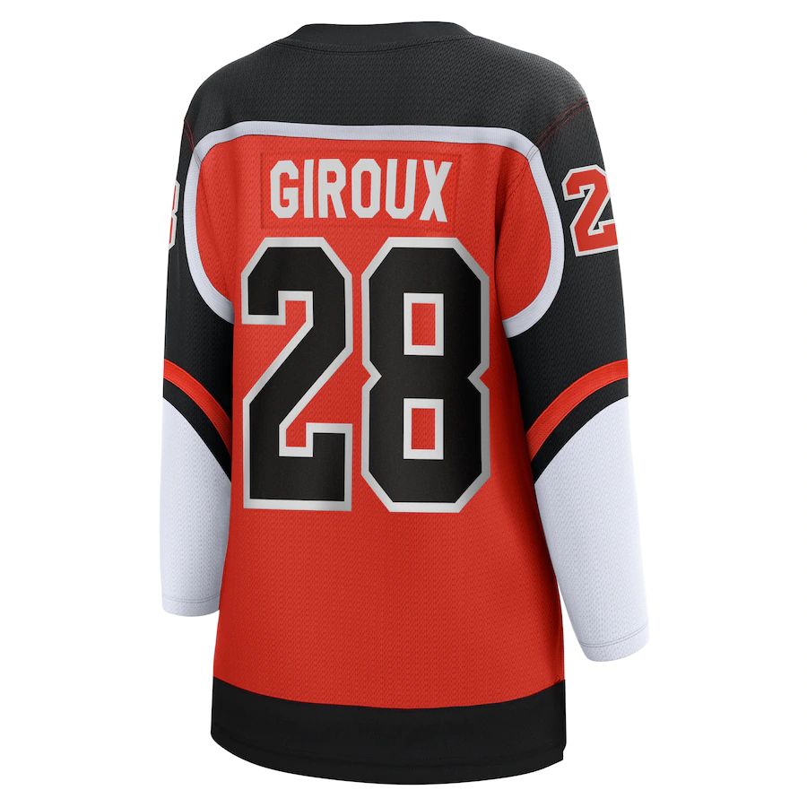 P.Flyers #28 Claude Giroux Fanatics Branded 2020-21 Special Edition Breakaway Player Jersey Orange Stitched American Hockey Jerseys - Main View