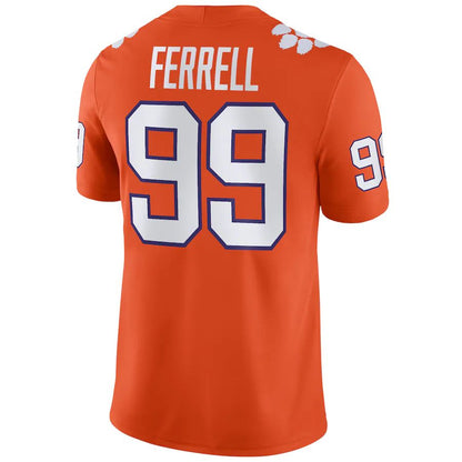 C.Tigers #99 Clelin Ferrell Game Jersey Football Jersey Orange Stitched American College Jerseys - Main View