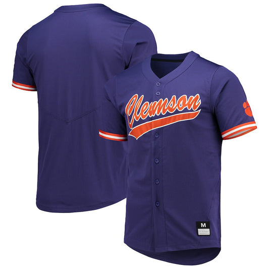 C.Tigers Replica Baseball Jersey Purple Stitched American College Jerseys - Main View