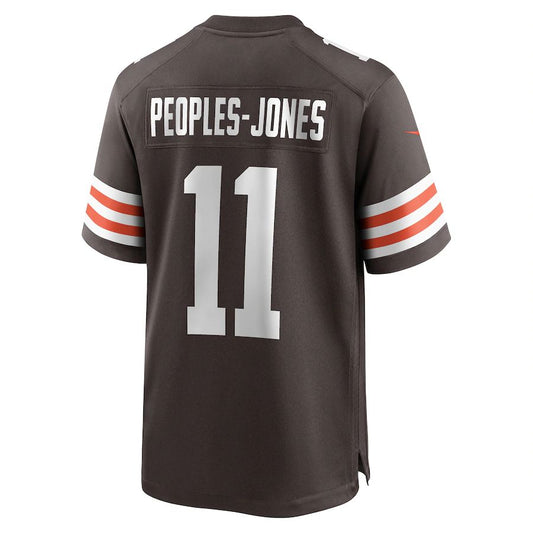 C.Browns #11 Donovan Peoples-Jones  Brown Game Jersey Stitched American Football Jerseys - Main View