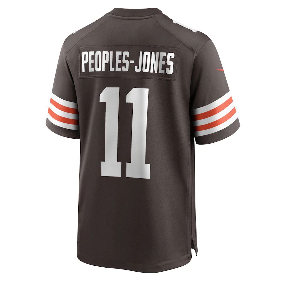 C.Browns #11 Donovan Peoples-Jones  Brown Team Game Jersey Stitched American Football Jerseys - Main View