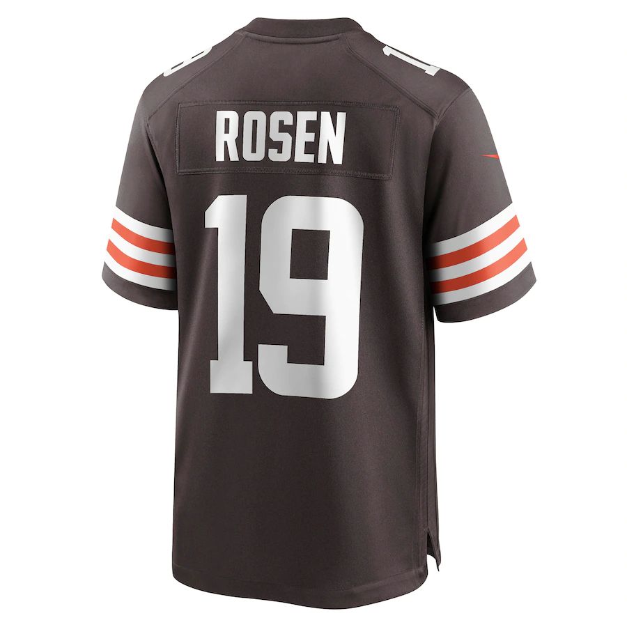 C.Browns #19 Josh Rosen Brown Game Player Jersey Stitched American Football Jerseys - Main View