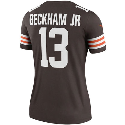 C.Browns #13 Odell Beckham Jr. Brown Player Legend Jersey Stitched American Football Jerseys - Main View