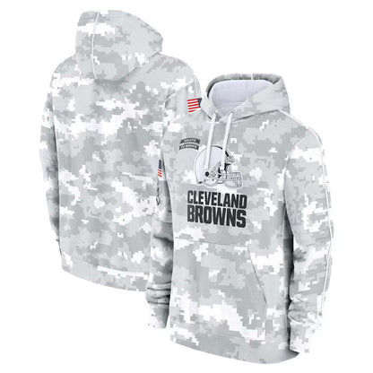 C.Browns 2024 Salute To Service Club Pullover Hoodie Cheap sale Birthday and Christmas gifts Stitched American Football Jerseys - Main View