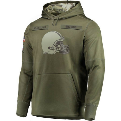 C.Browns 2024 Salute To Service Club Pullover Hoodie Cheap sale Birthday and Christmas gifts Stitched American Football Jerseys - Main View
