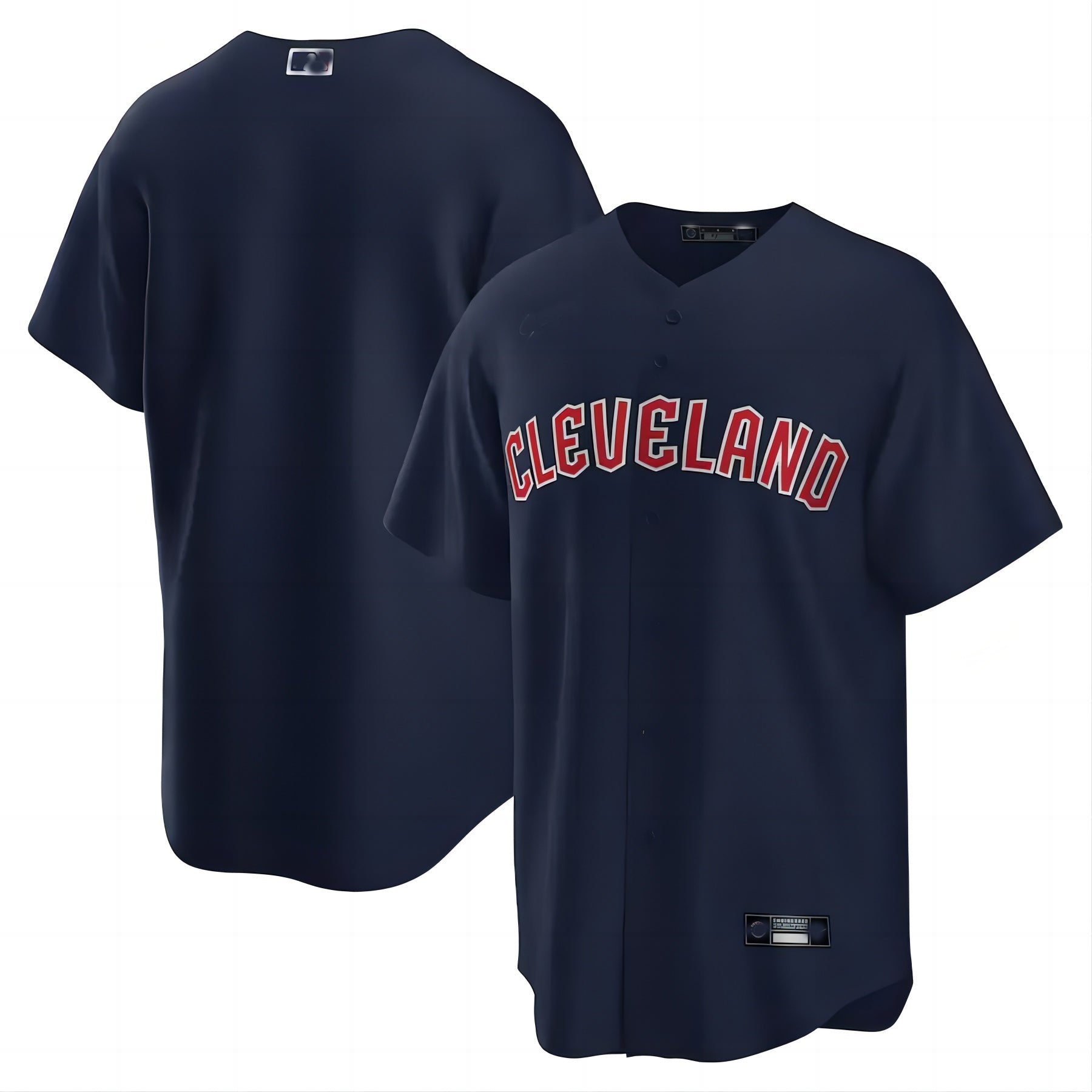 Cleveland Guardians Navy Alternate Replica Jersey Baseball Jerseys - Main View