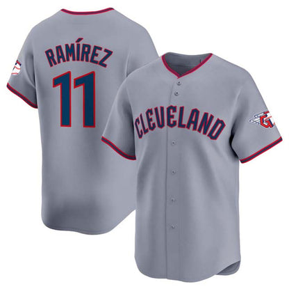 Cleveland Guardians #11 Jose Ramirez Gray 2025 Alternate Limited Stitched Baseball Jersey - Main View